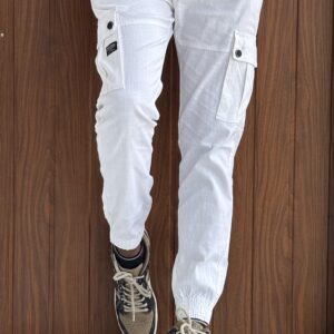 LINEN CARGO(WHITE)