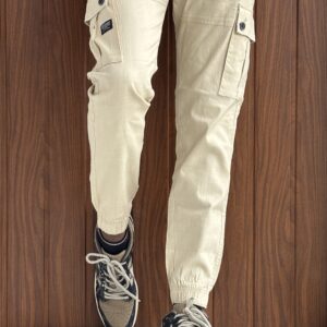 LINEN CARGO(BEIGE)