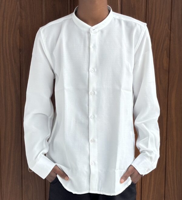 MANDARIN COLLOR(WHITE)