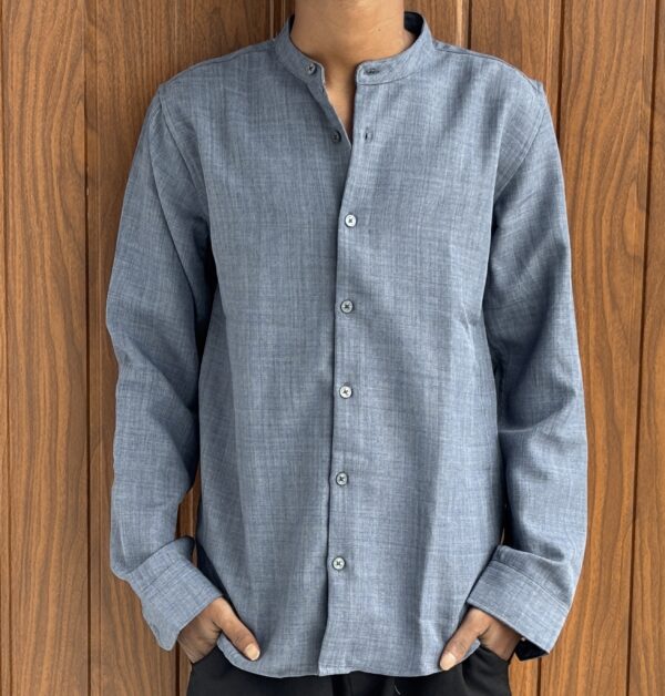 MANDARIN COLLOR(GREY)