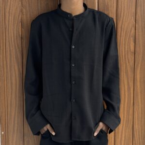 MANDARIN COLLOR (BLACK)