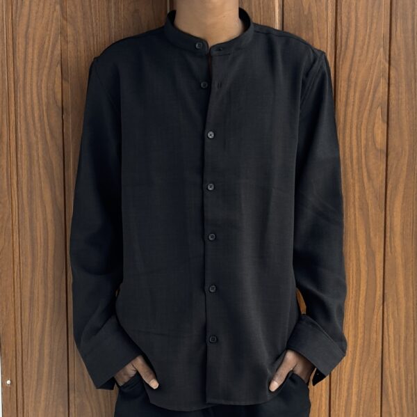 MANDARIN COLLOR (BLACK)
