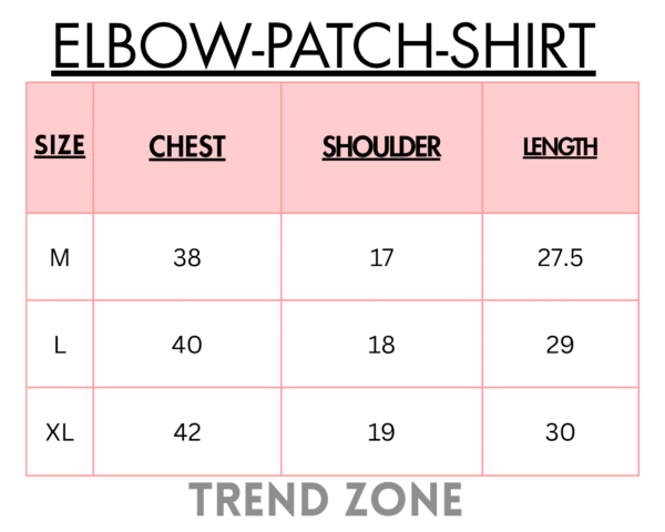 ELBOW PATCH SHIRT(MAROON) - Image 3