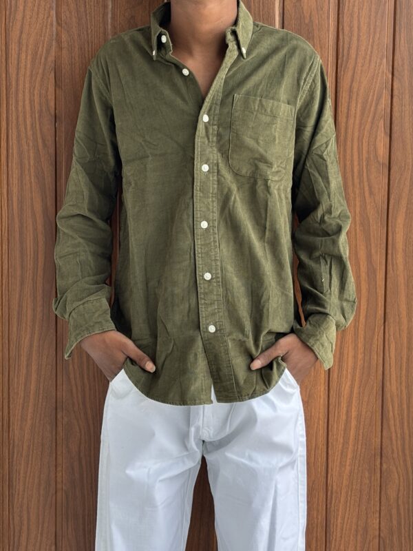 COUDREY SHIRT(OLIVE GREEN)