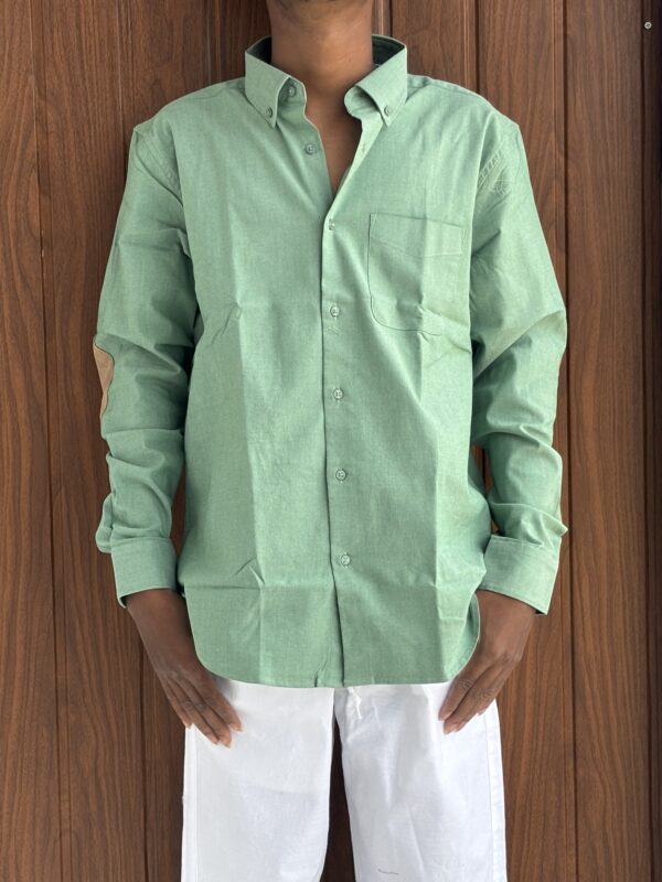 ELBOW PATCH SHIRT(GREEN) - Image 2