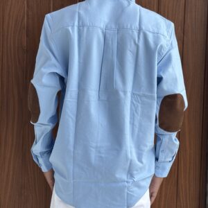 ELBOW PATCH SHIRT(BLUE)
