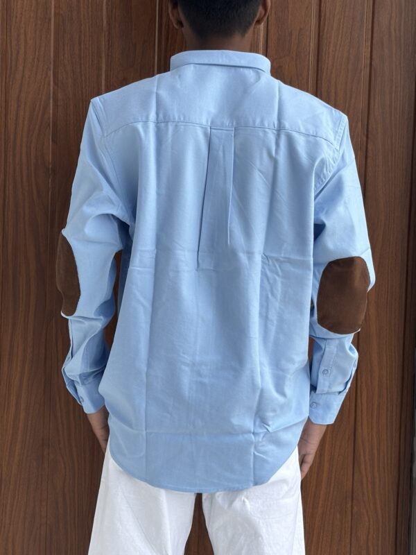 ELBOW PATCH SHIRT(BLUE)