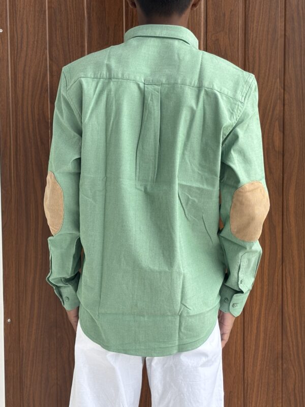 ELBOW PATCH SHIRT(GREEN)