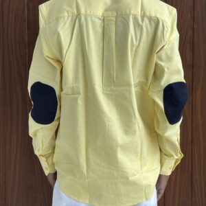 ELBOW PATCH SHIRT(YELLOW)