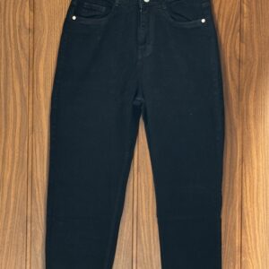 MOM FIT PANT (BLACK)