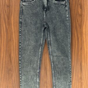 MOM FIT PANT(ACIDWASHED GREEN)