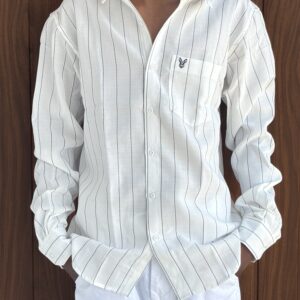 STRIPED SHIRT(WHITE)