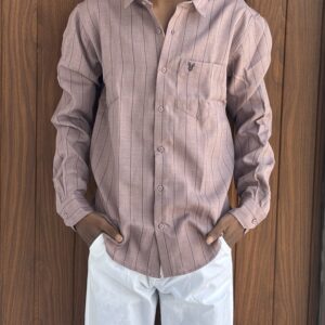 STRIPED SHIRT(LAVENDER)