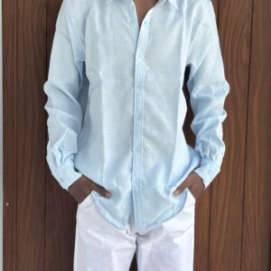 LINEN SHIRT(SKY BULE)