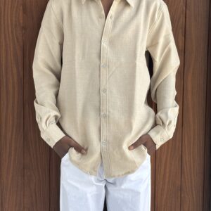LINEN SHIRT(SANDEL)