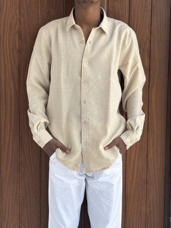 LINEN SHIRT(SANDEL)