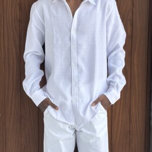 LINEN SHIRT(WHITE)