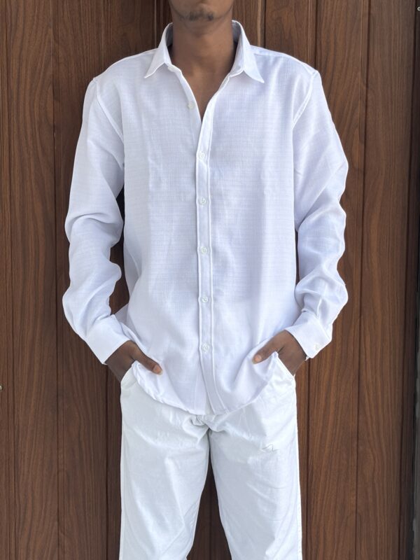 LINEN SHIRT(WHITE)