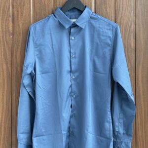 SATIN SHIRT(BLUE)