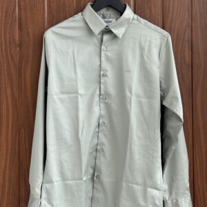 SATIN SHIRT(GREEN)