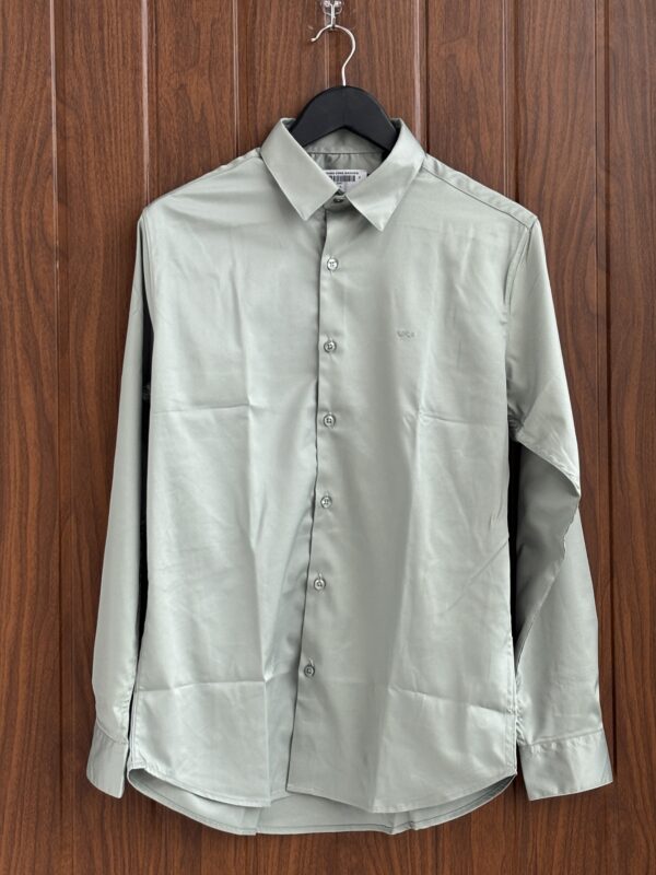 SATIN SHIRT(GREEN)