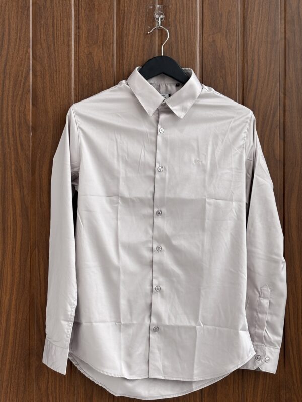 SATIN SHIRT(LIGHT TAN)