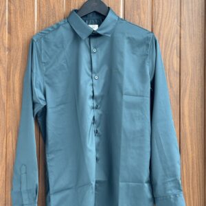 SATIN SHIRT(TEAL)