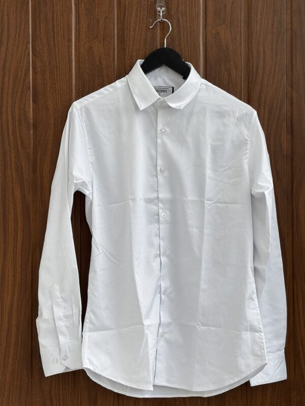 SATIN SHIRT (WHITE)