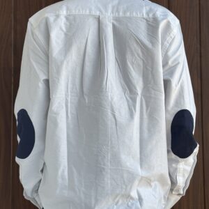 ELBOW PATCH SHIRT(WHITE)