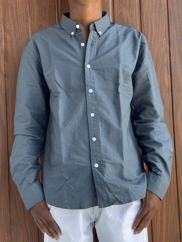 ELOBOW PATCH SHIRT(GREY) - Image 2
