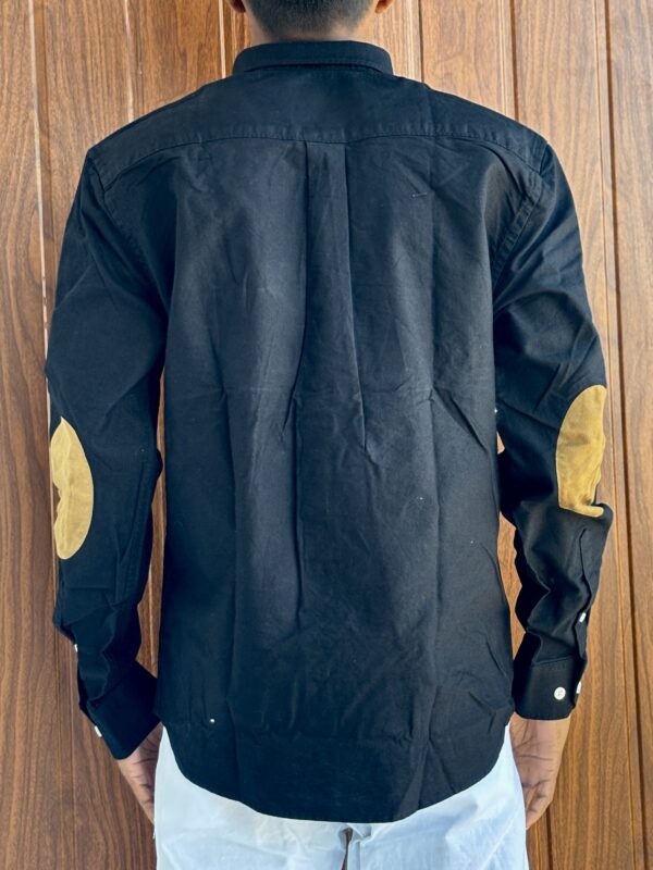 ELBOW PATCH SHIRT(BLACK)