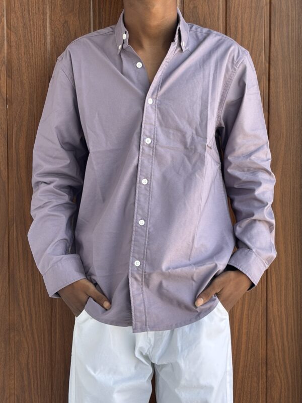 PLAIN SHIRT(LILAC)