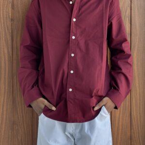 PLAIN SHIRT(MAROON)
