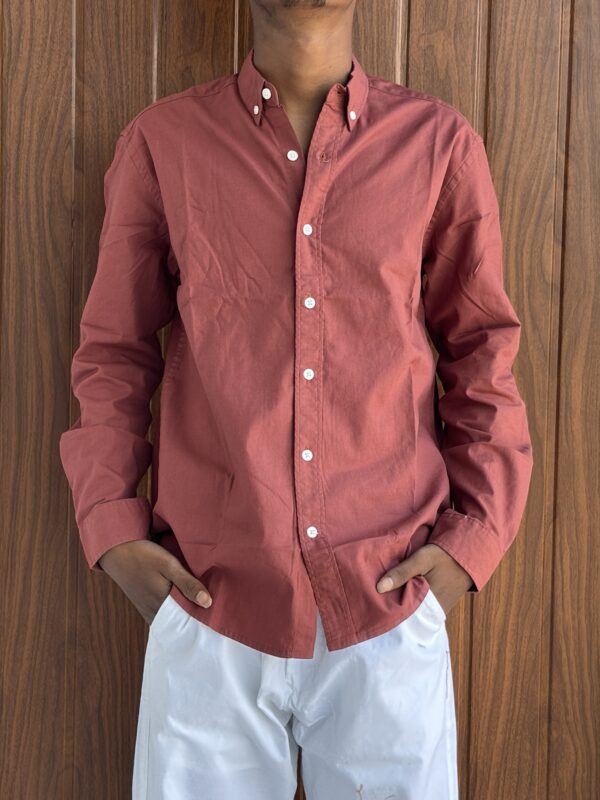PLAIN SHIRT(ORANGE)