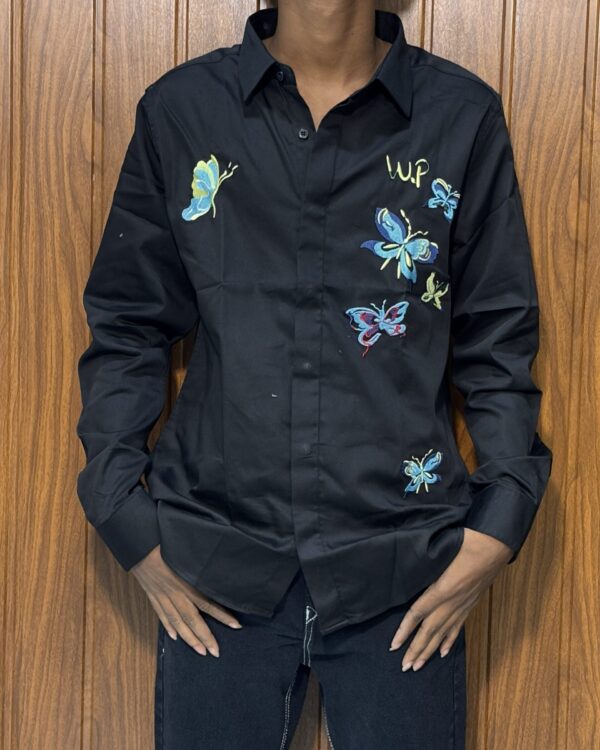DESIGNER SHIRTS(BLACK)