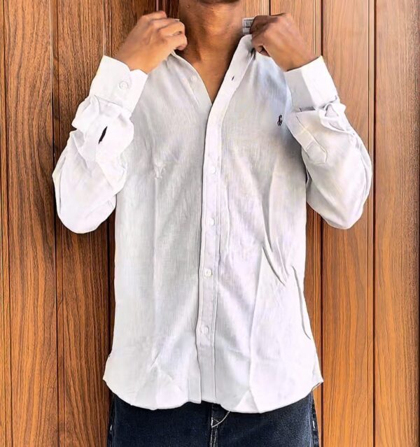 LINEN SHIRT(ASH)
