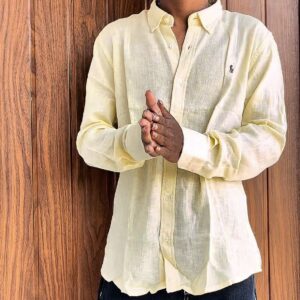 LINEN SHIRTS(YELLOW)