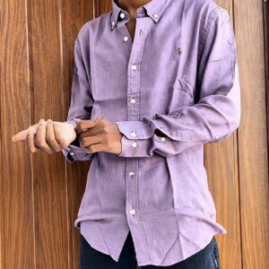 LINEN SHIRTS(PURPLE)