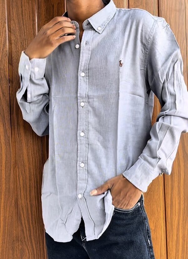 LINEN SHIRTS(GREY)