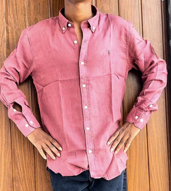 LINEN SHIRTS(PINK)