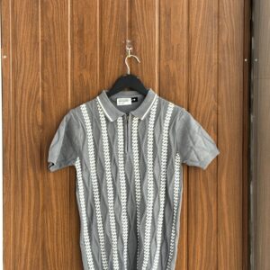 ZIPPER POLOS(GREY)