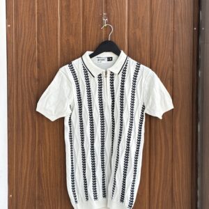ZIPPER POLOS(WHITE)