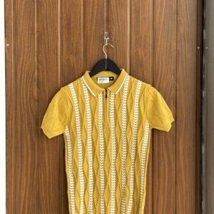ZIPPER POLOS(YELLOW)