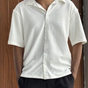 HALF SLEEVE SHIRTS(WHITE)
