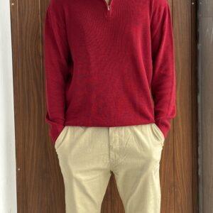 ZIPPER POLOS(RED)