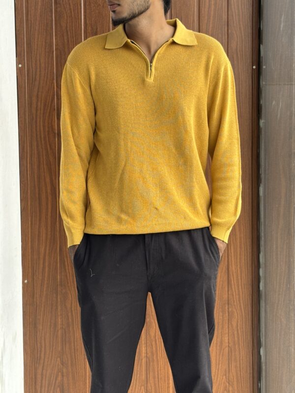 ZIPPER POLOS (YELLOW)