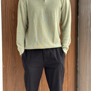 ZIPPER POLOS(GREEN)