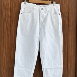 MOM FIT PANT (WHITE)