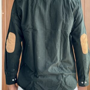 ELBOW PATCH SHIRT(DARK GREEN)