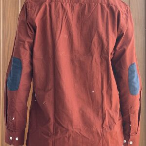ELBOW PATCH SHIRT(BRICK RED)